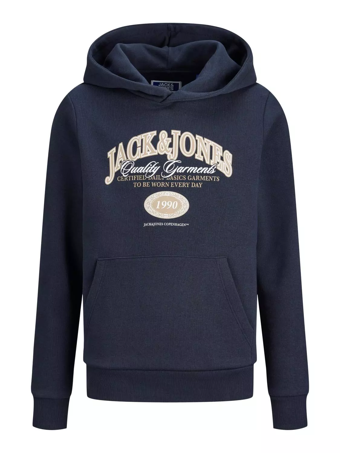 Jack & Jones Hettegenser JJARI BRANDING SWEAT HOOD Sky Captain