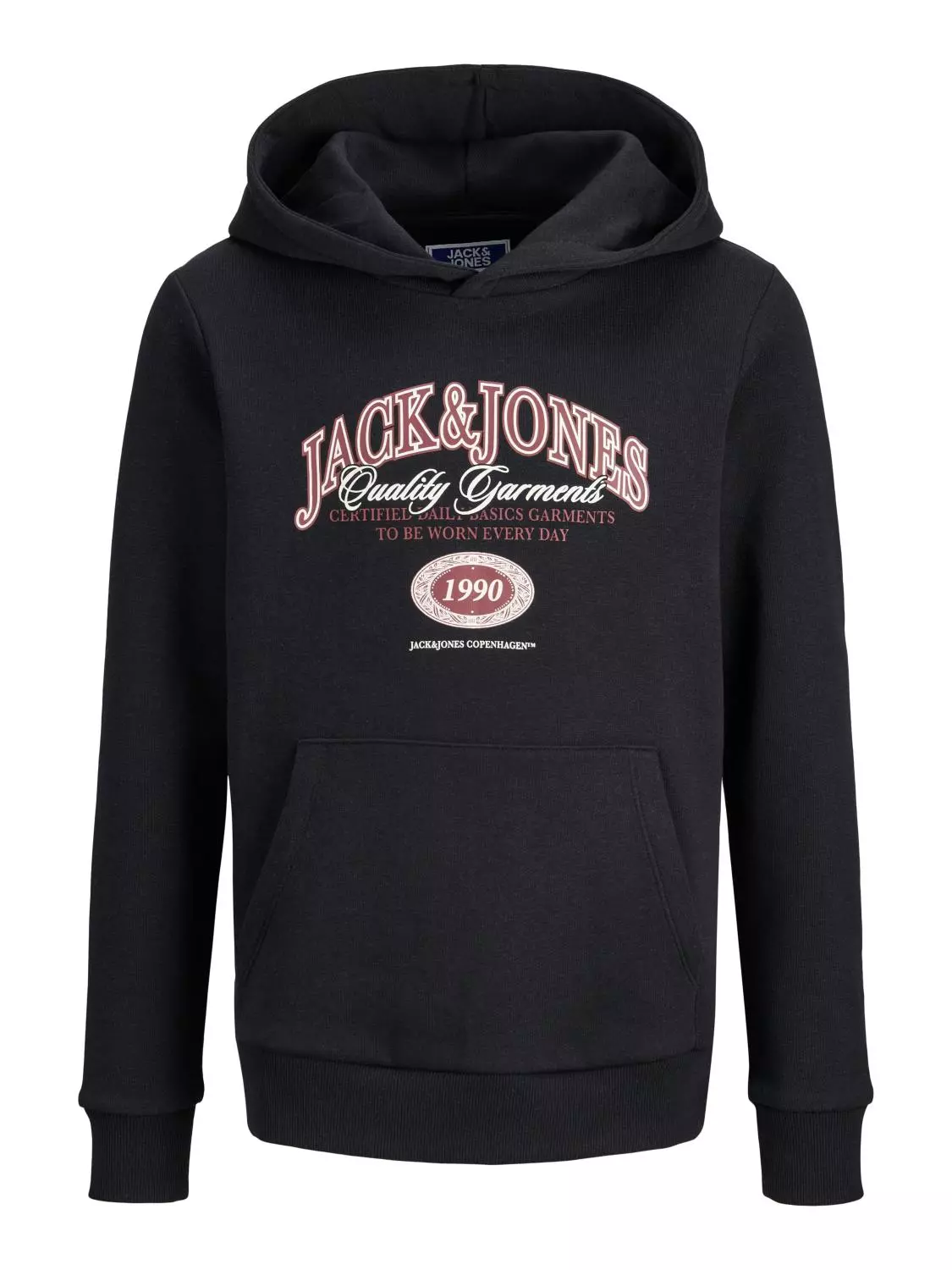 Jack & Jones Hettegenser JJARI BRANDING SWEAT HOOD Black