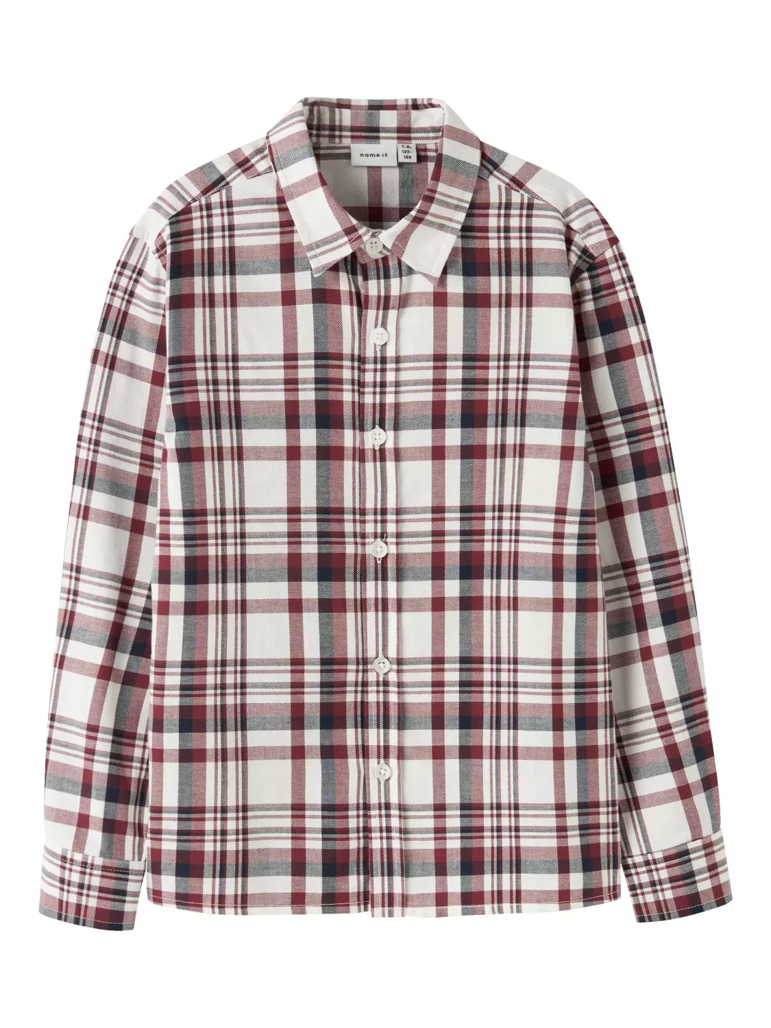 Name It Skjorte NKMROLUM LS NREG SHIRT Burnt Russet