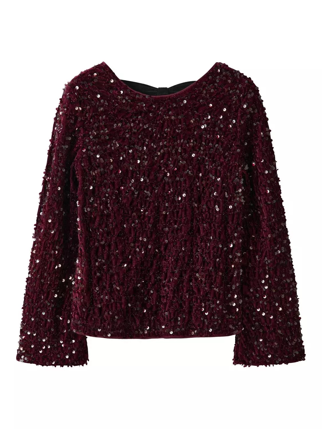 Name It Genser NKFRUSITTA LS Burgundy/Black Bow