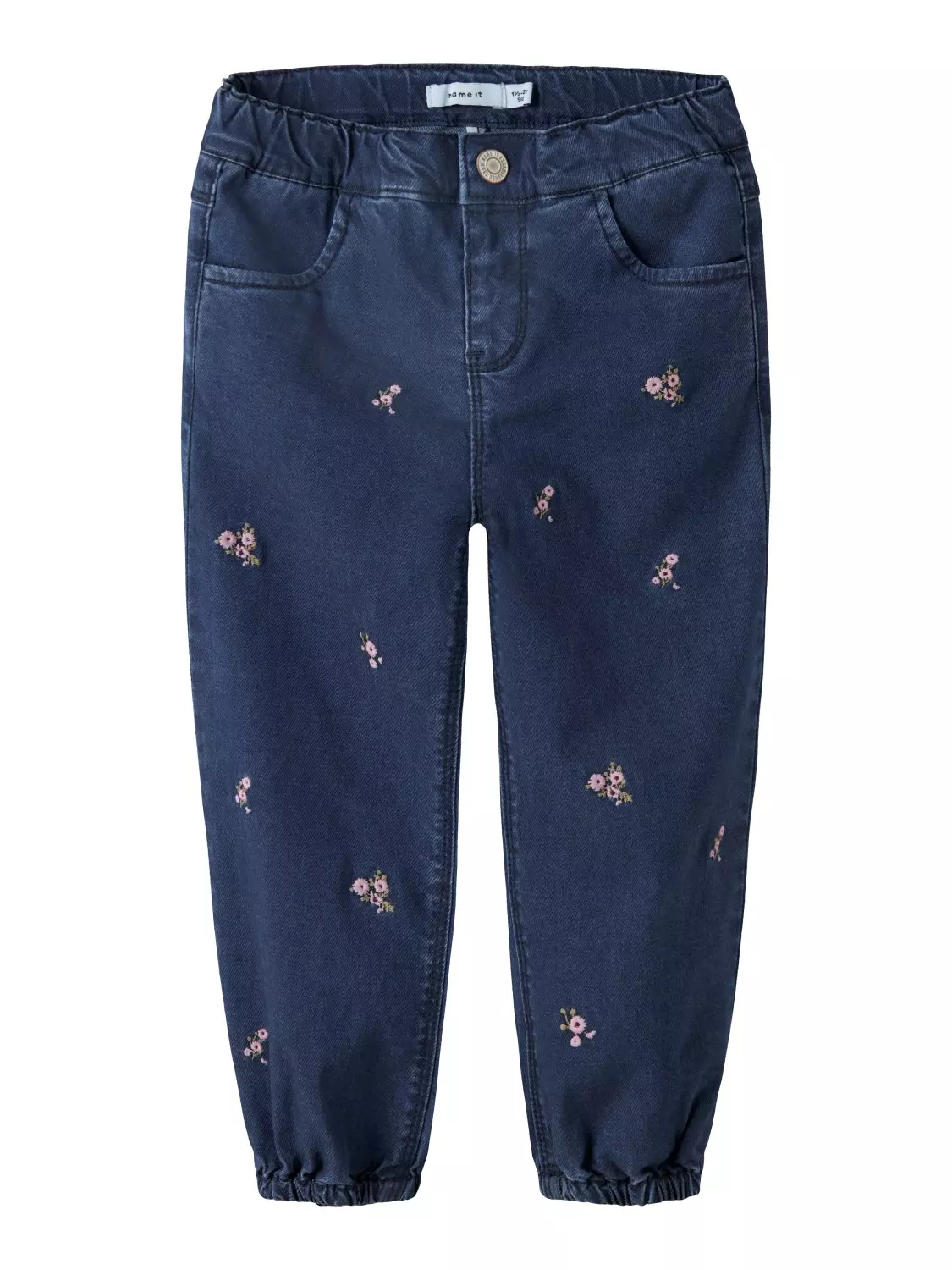 Name It Bukse NMFROSE SHAPED JEANS 5321-YB Dark Blue Denim/Flower