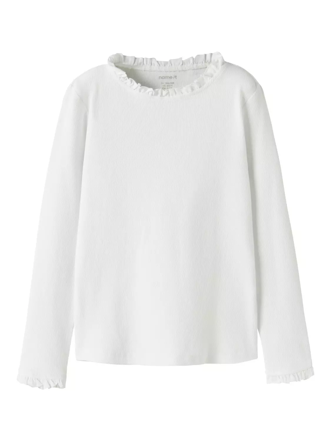 Name It Genser NKFSIKA LS SLIM TOPP Bright White