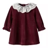 Name It Kjole NBFROXY LS VEL DRESS Burgundy