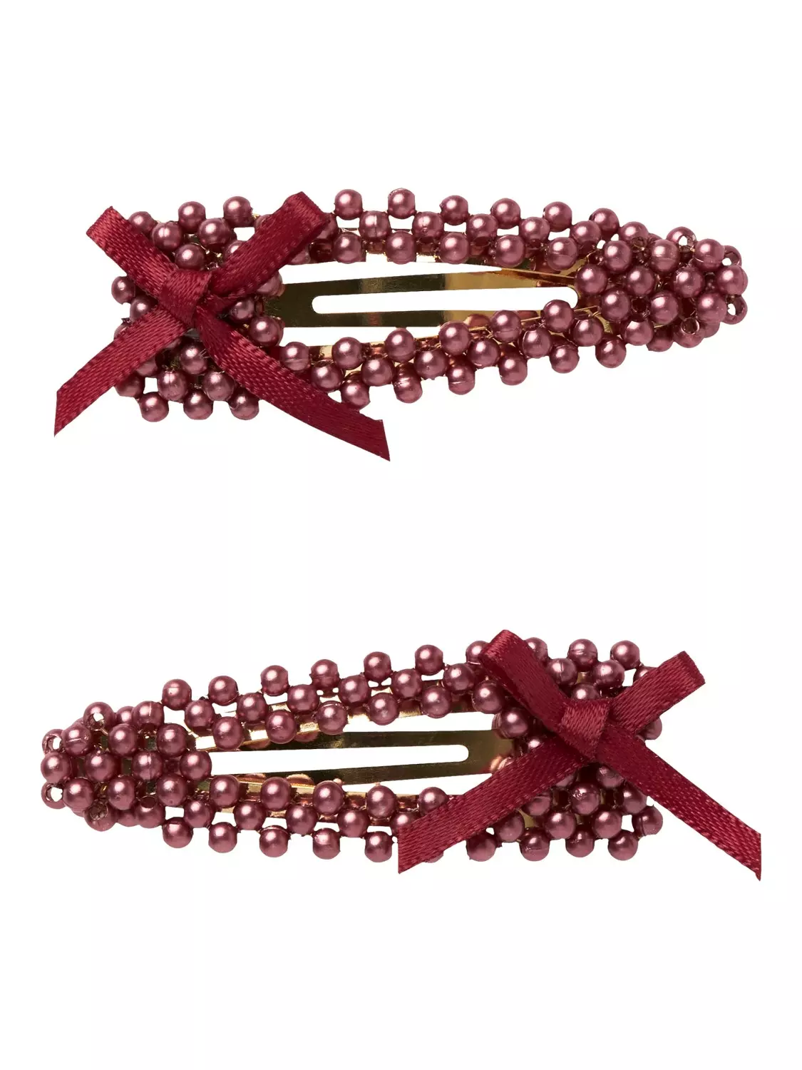 Name It 2pk Hårspenner NKFRUTH HAIRCLIPS Burgundy