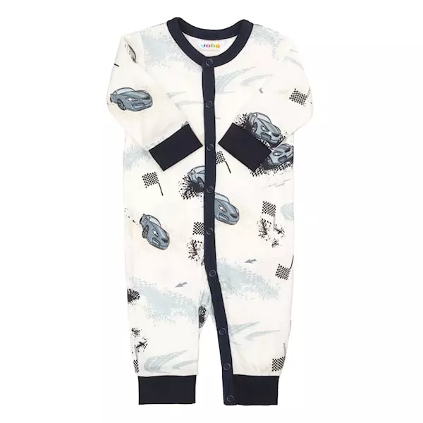 Joha Hel Pyjamas CARS Bambusviskose Off White