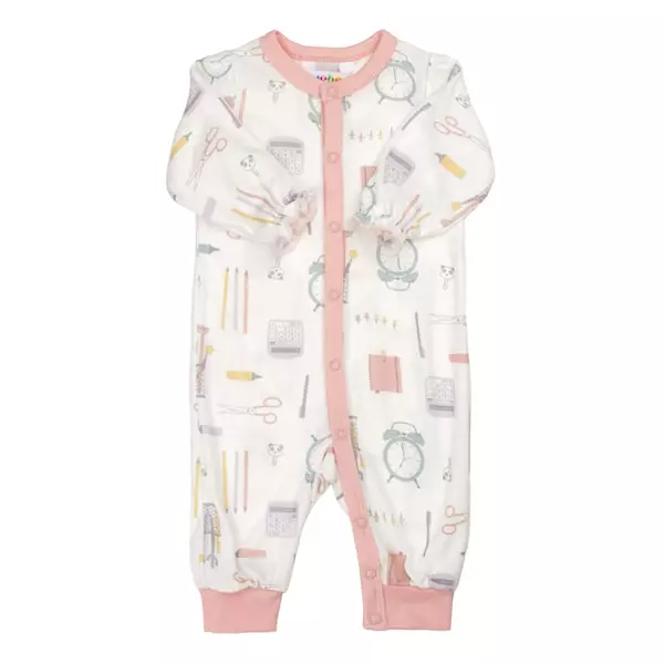 Joha Hel Pyjamas GIRLS DESK Bambusviskose Off White
