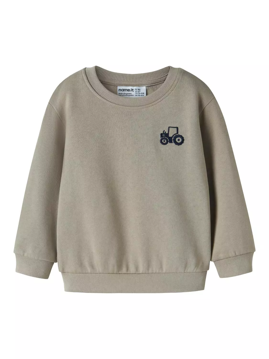 Name It Genser NMMVALLEN LS SWEAT Vintage Khaki/Tractor