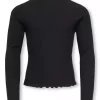Only Genser KOGEMMA LS HIGH NECK TOP Black