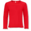 Only Genser KMGDIXI LIFE LS O-NECK STRIPE TOP High Risk Red