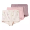 Name It 3Pk Hipster NMFTIGHTS BOW Barely Pink