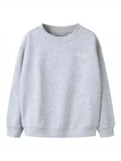 Name It Genser NKFSHANEY LS SWEAT Light Grey Melange