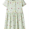 Name It Kjole NMFVEMIA SS DRESS Pale Aqua/Fruit Flow