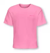 Only T-skjorte KOGRUTH SUN LIFE SS TOP Begonia Pink/Back Sunbeam