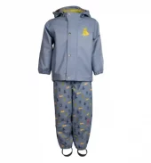 KattNakken Regnsett PLASK Mjuk Blå