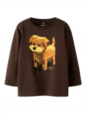 Name It Genser NMMSALAN LS NREG TOP Seal Brown