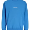 Jack & Jones Genser JORNORREBRO EMB SWEAT CREW NECK Marina