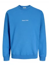 Jack & Jones Genser JORNORREBRO EMB SWEAT CREW NECK Marina