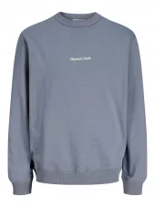 Jack & Jones Genser JORNORREBRO EMB SWEAT CREW NECK Tradewinds