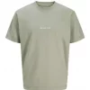 Jack & Jones T-Skjorte JORNORREBRO EMB TEE SS Seagrass