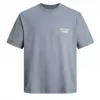 Jack & Jones T-Skjorte JORNORREBRO TYPO TEE SS CREW NECK Tradewinds