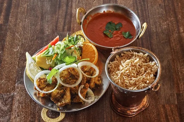 36. Tandoori King Prawns