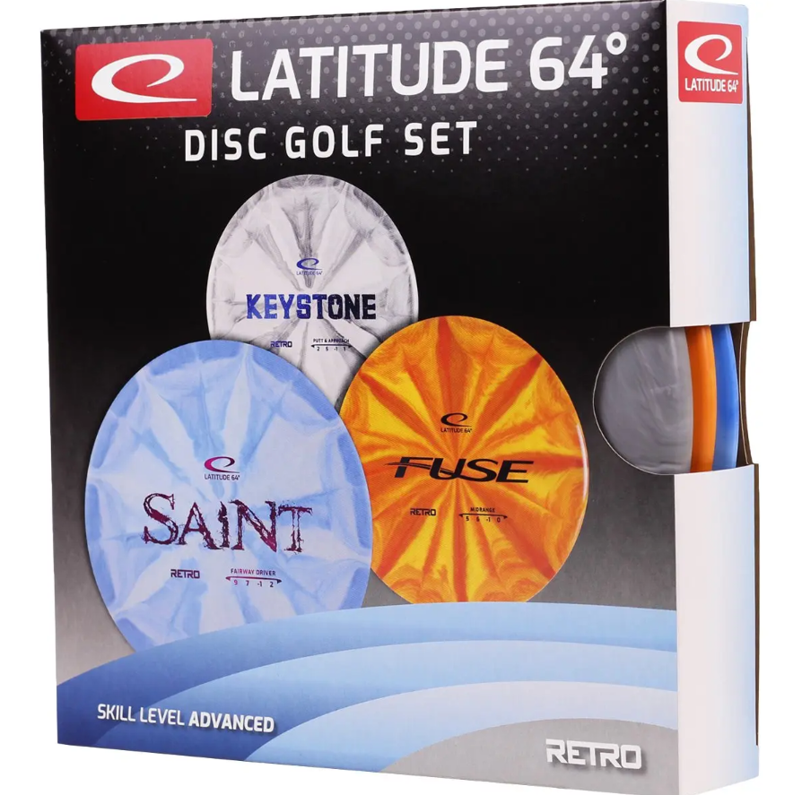 Latitude 64  Retro Burst Advanced Disc Golf Starter Set