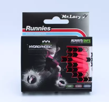 Mr Lacy lisse Neon Pink Fotbal/løpeskolisse