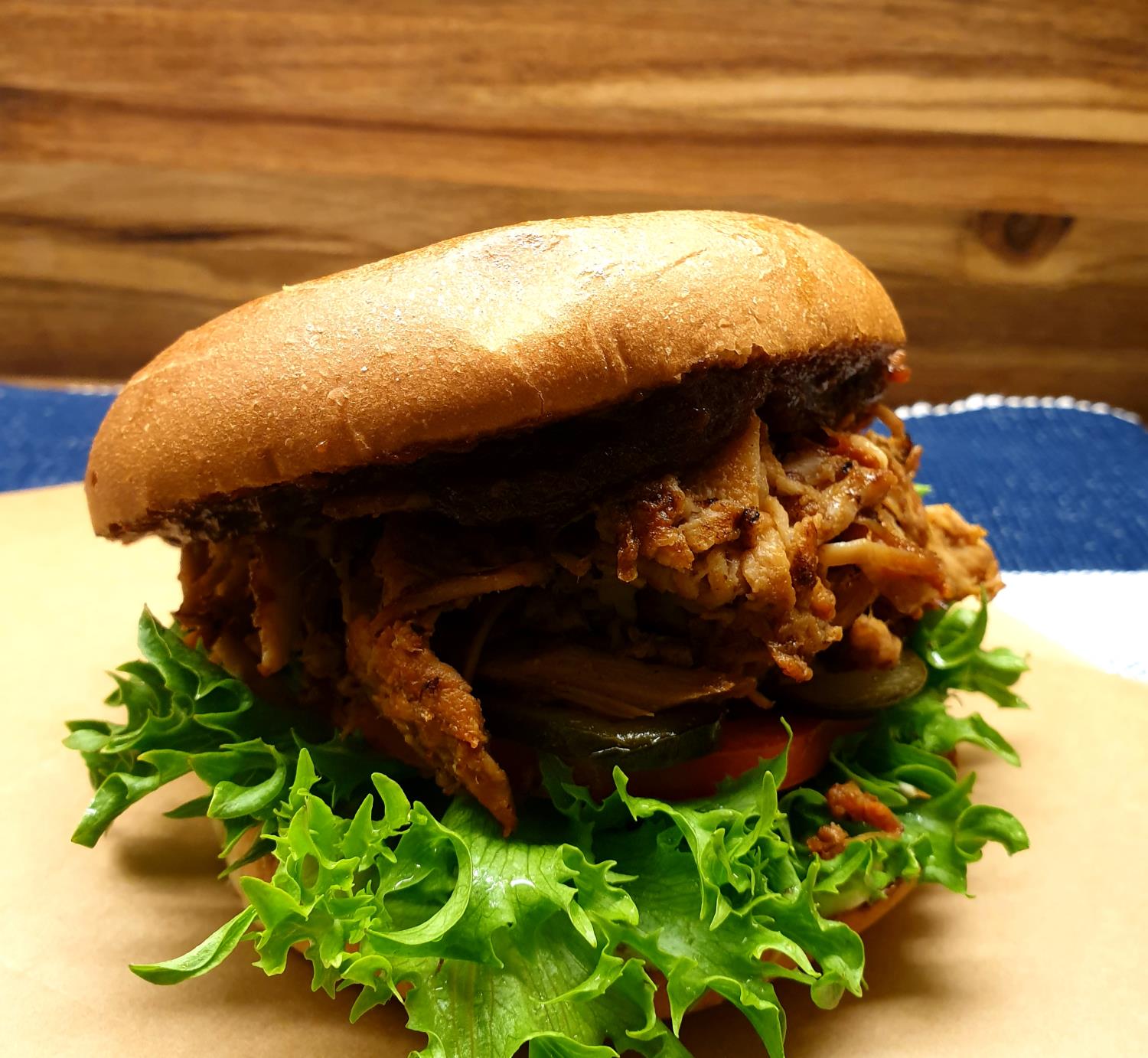 Medium Pulled Pork Burger