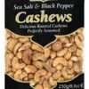 East End Sea Salt & Black pepper Cashews 250g (1x10)