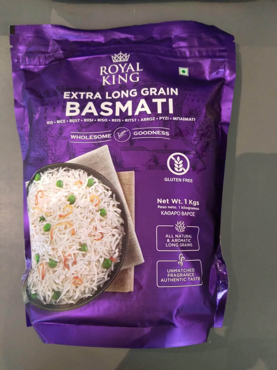 Royal King Extra Long Basmati Rice 1 kg (1X20)