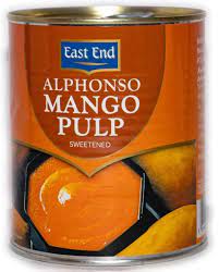 East End Alphonso Mango Pulp 850g (1x6)