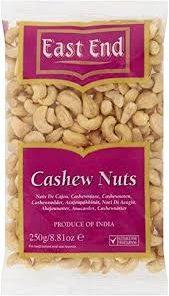 East End Cashew Nuts (Kaju) 100gm (1x20)