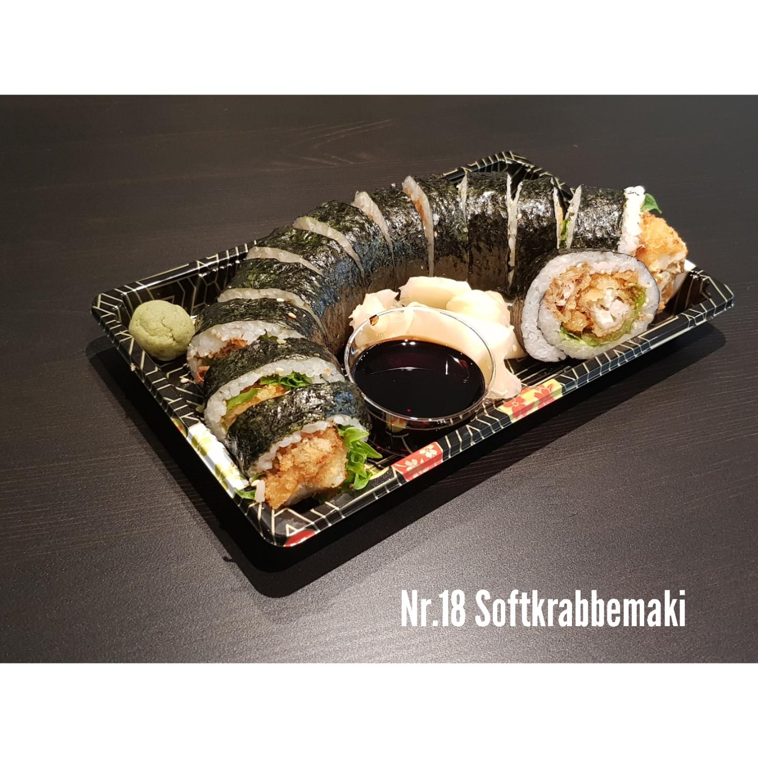 Nr. 18 Tempura Soft-Krabbe Maki Futo