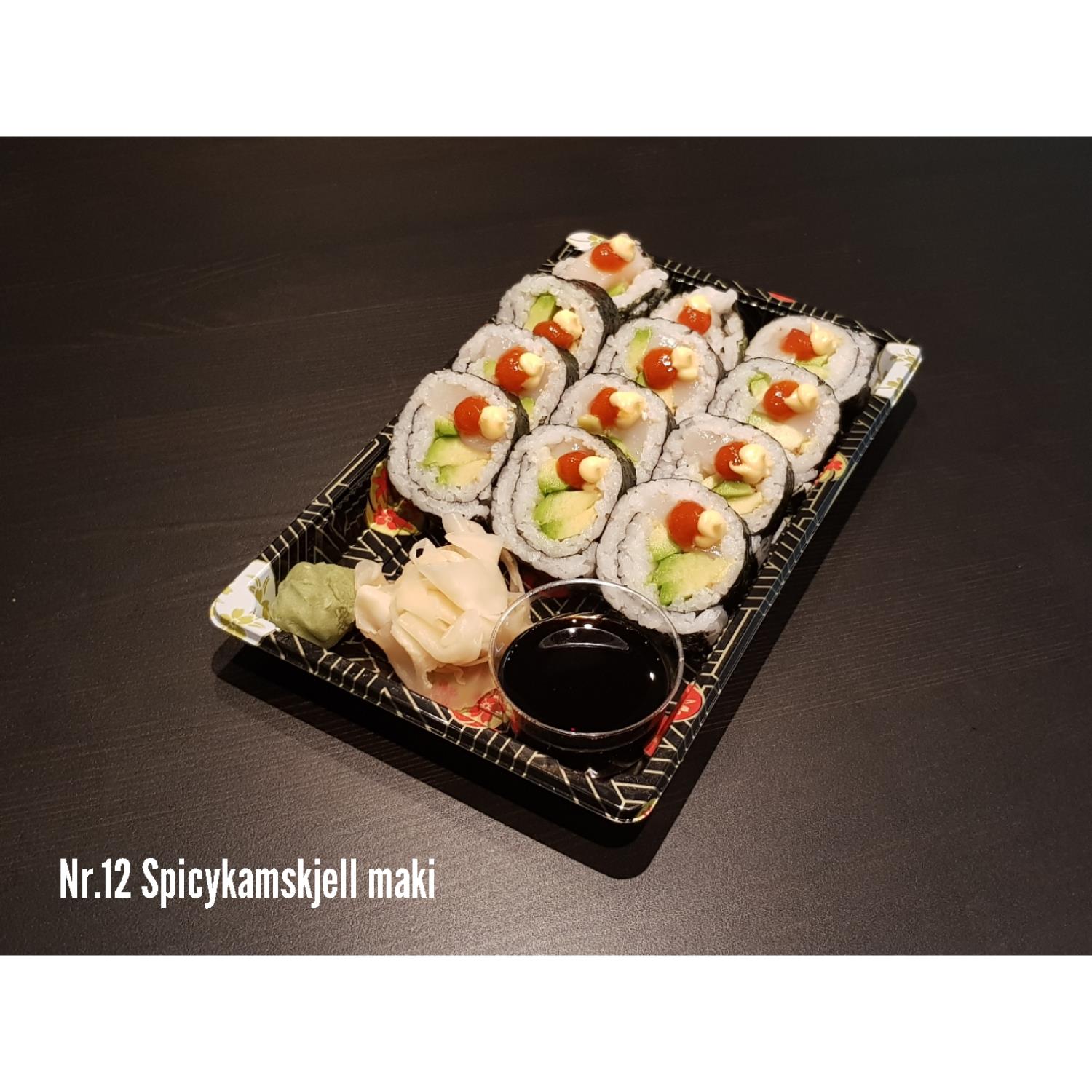 Nr. 12 Spicy Kamskjell Futo