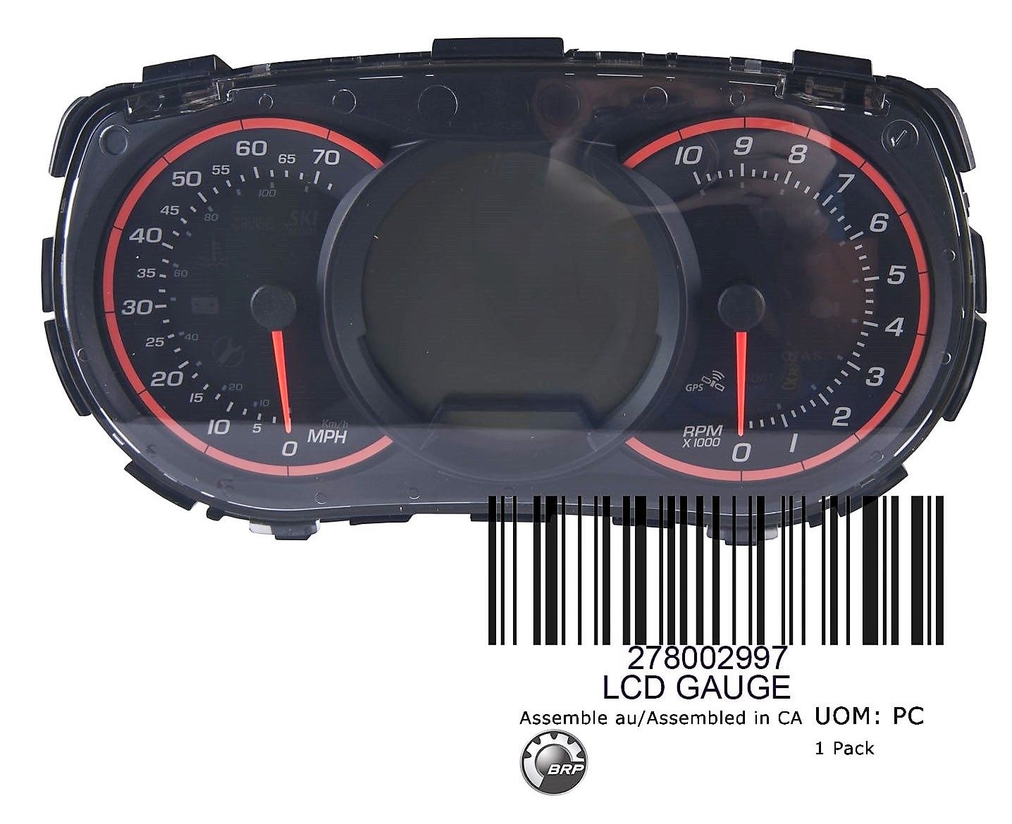 CENTRAL LCD GAUGE