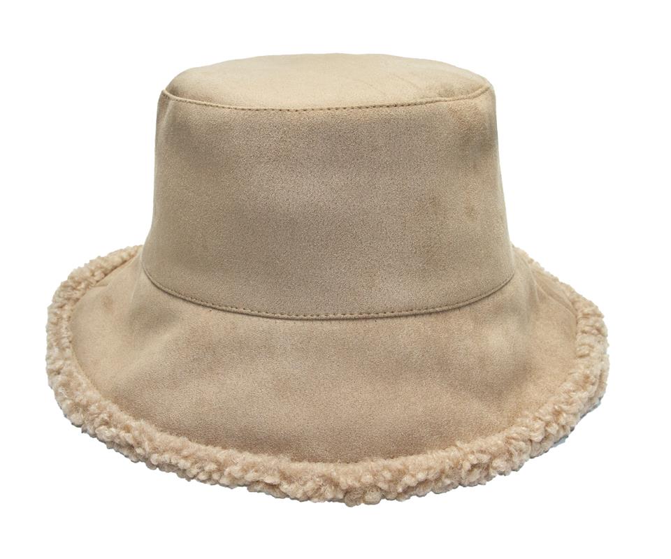 Hatt semsket beige