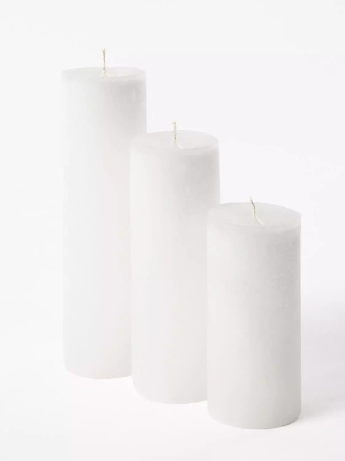 Cylinder Candle White 8,6x10 cm C20701