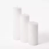 Mini Church Candle White 10x20 cm C16501
