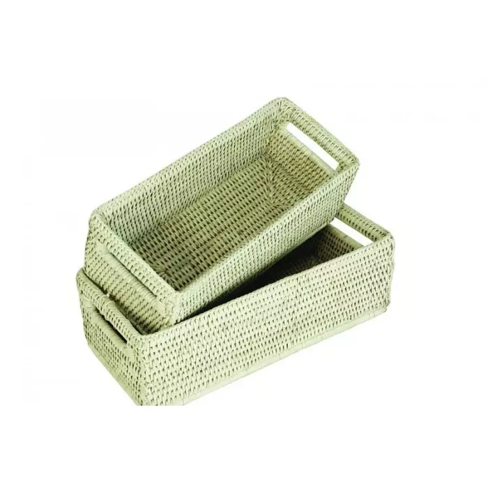 Basket Gil M White 25x11x9cm GB962