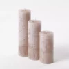 Mini Church Candle Mustard 10x20cm, C16528