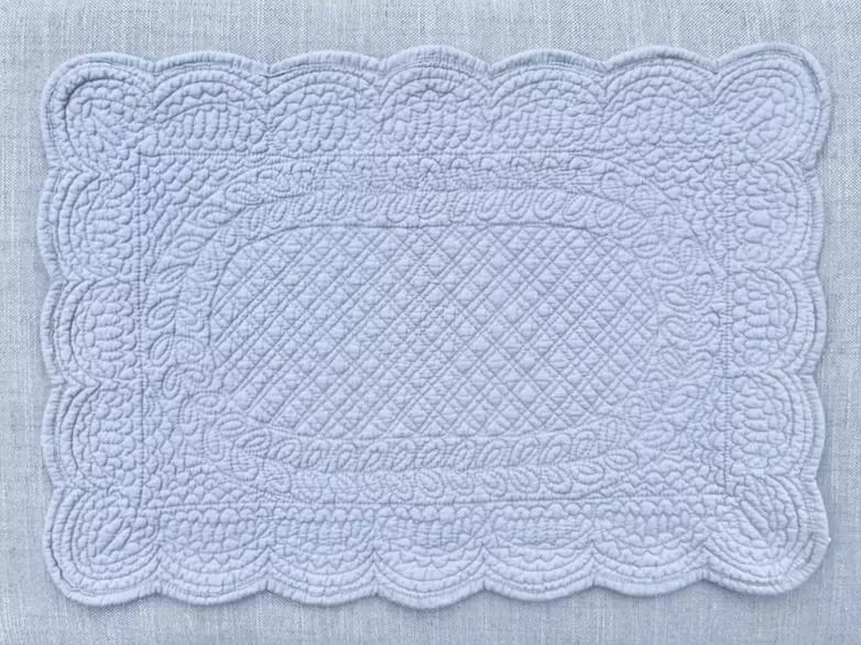 Marinette Saint-Tropez Cesar Bordbrikke Perle/Lys grå 37x51cm