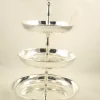 Dispenser 3 Rack Silver Plated h36cm  510-501