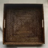 Breakfast Tray M Brown 45x45x7 cm G737