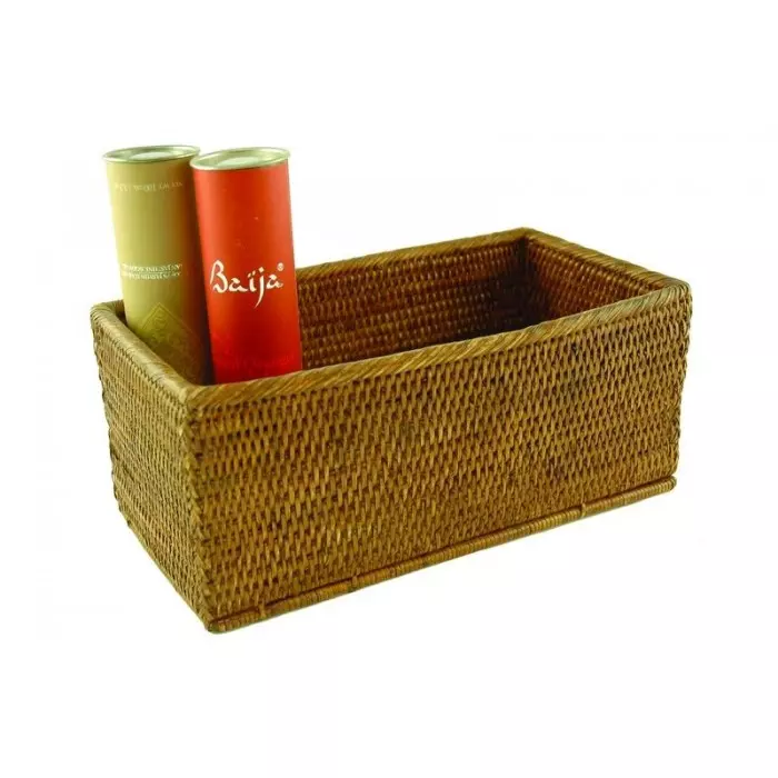 Rectangular Basket Brown 31x16x13cm G449