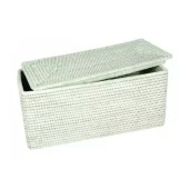 Storage Rectangular Basket With Lid 35.5x15.5x16.5 cm GB956