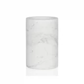 White Marble Effect Poly Toothbrush Holder ba66153