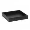 Black Leather Effect Tray 18x18am ax12207