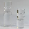 Candle Holder Crystal 10xh31cm 160-903