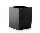Slate Effect Poly Trash Can ba70118