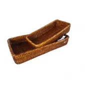 Bathroom Basket L Brun 31x15x5.5cm G240